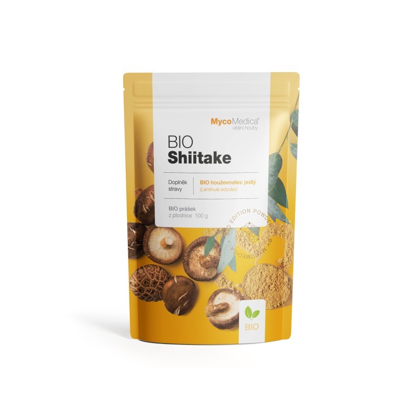 Mycomedica Shiitake prášek BIO 100g
