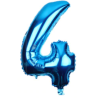 Nafukovací balónky ve tvaru čísel - modrá