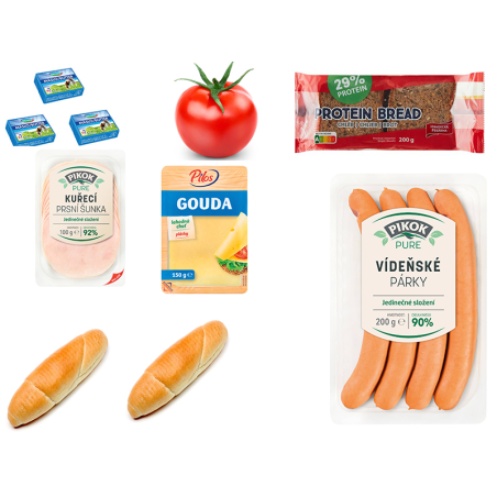 Snídaňový balíček 2 - párky