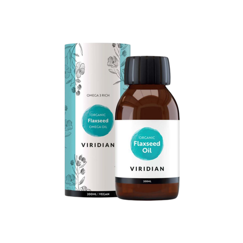 Viridian 100% Organic Golden Flax Seed Oil