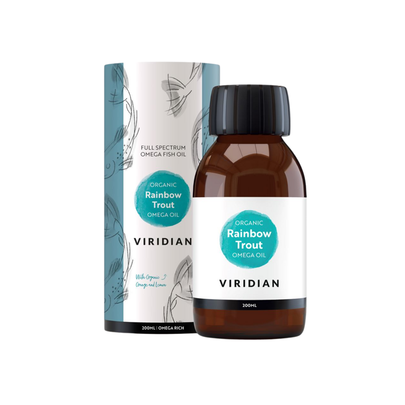 Viridian 100% Organic Scandinavian Rainbow Trout Oil