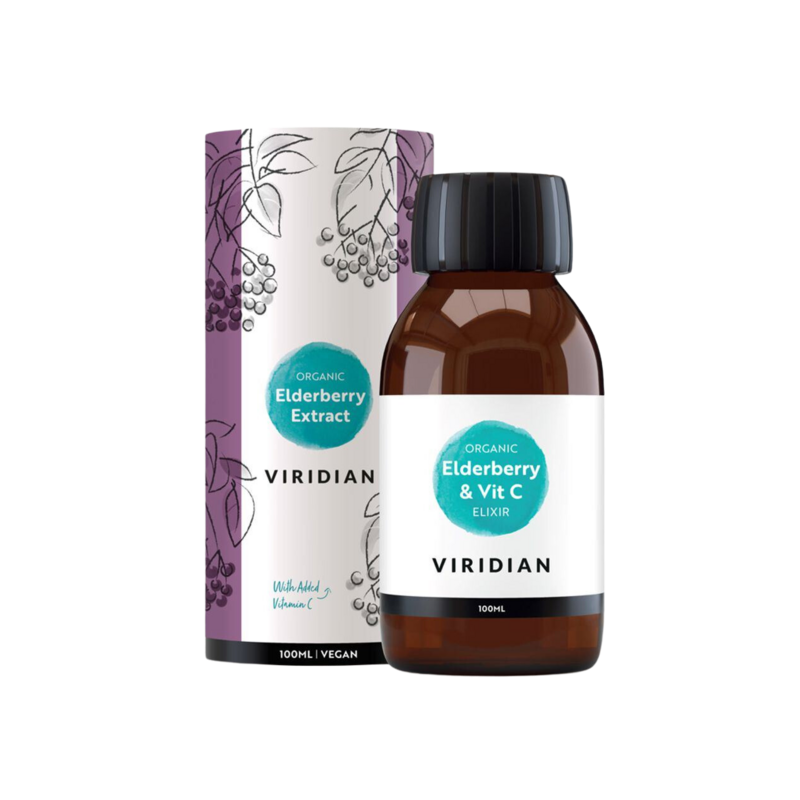 Viridian Elderberry Extract + Vitamin C Organic