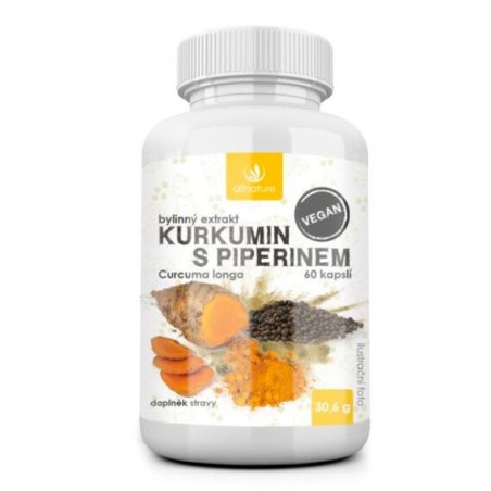 Allnature Kurkumin s piperinem