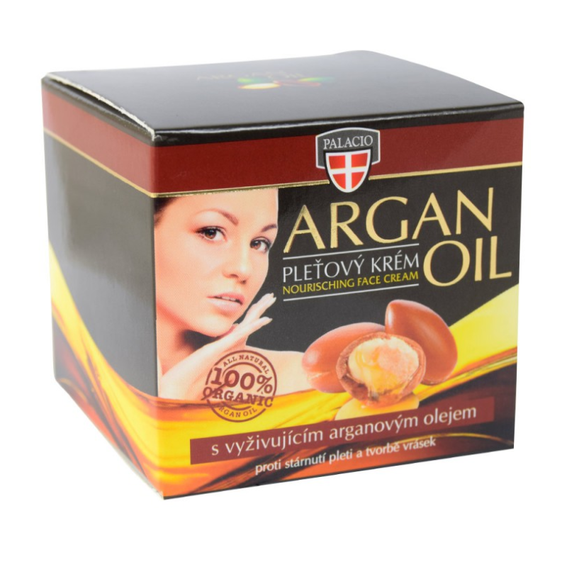 Arganový olej pleťový krém liftingový proti vráskám, 50ml