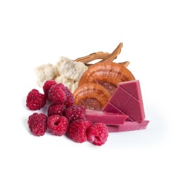 Bílá čokoláda s malinami, Hericiem a Reishi