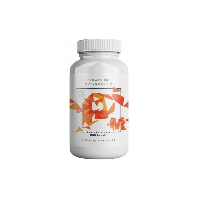 BrainMax Draslík Magnesium, Draslík citrát + Hořčík malát, 200 rostlinných kapslí