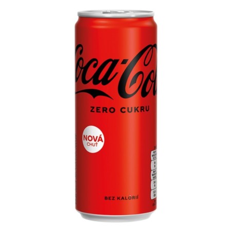 Coca-Cola ZERO 0,33l plech