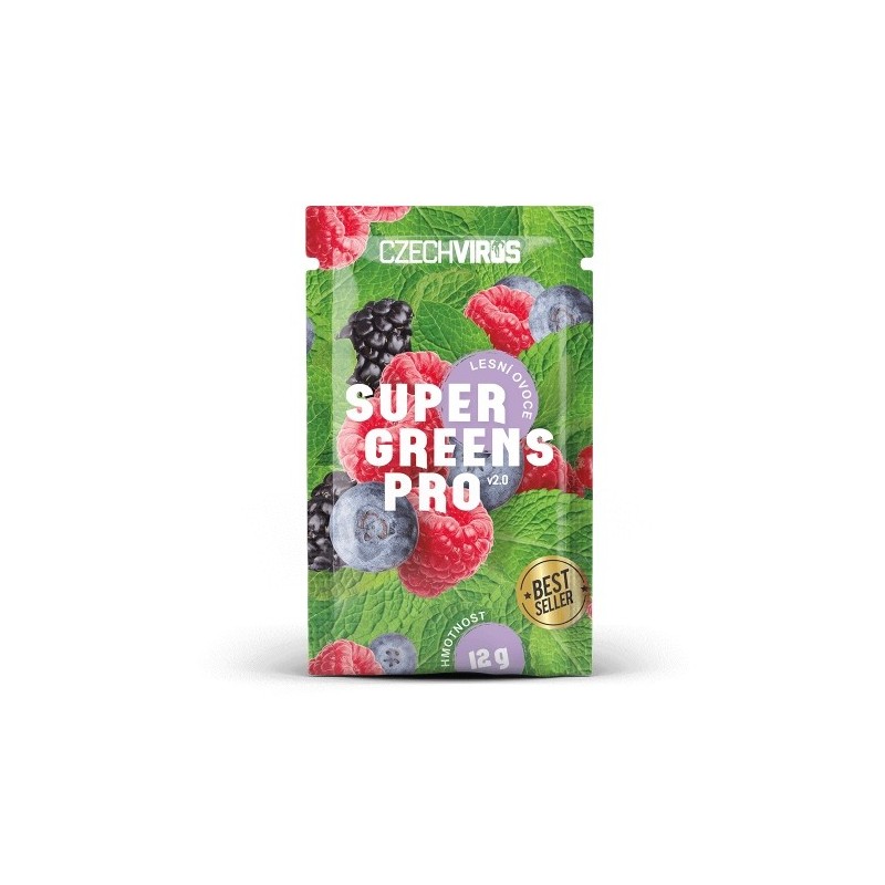 Czech Virus Super Greens Pro V2.0 - vzorek 12g