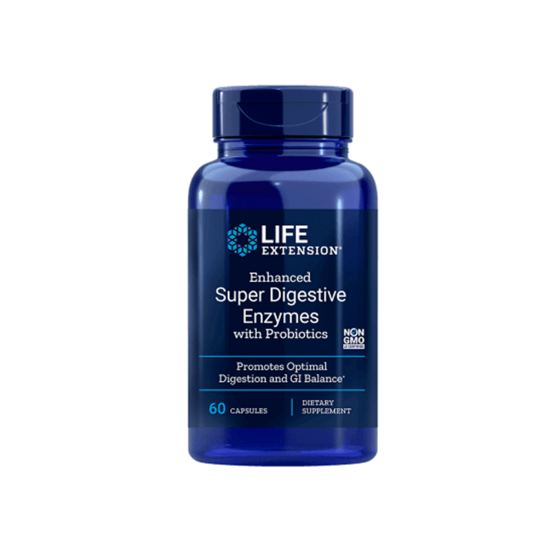 Life Extension Enhanced Super Digestive Enzymes with Probiotics
