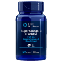 Life Extension Super Omega-3 EPA/DHA with Sesame Lignans & Olive Extract