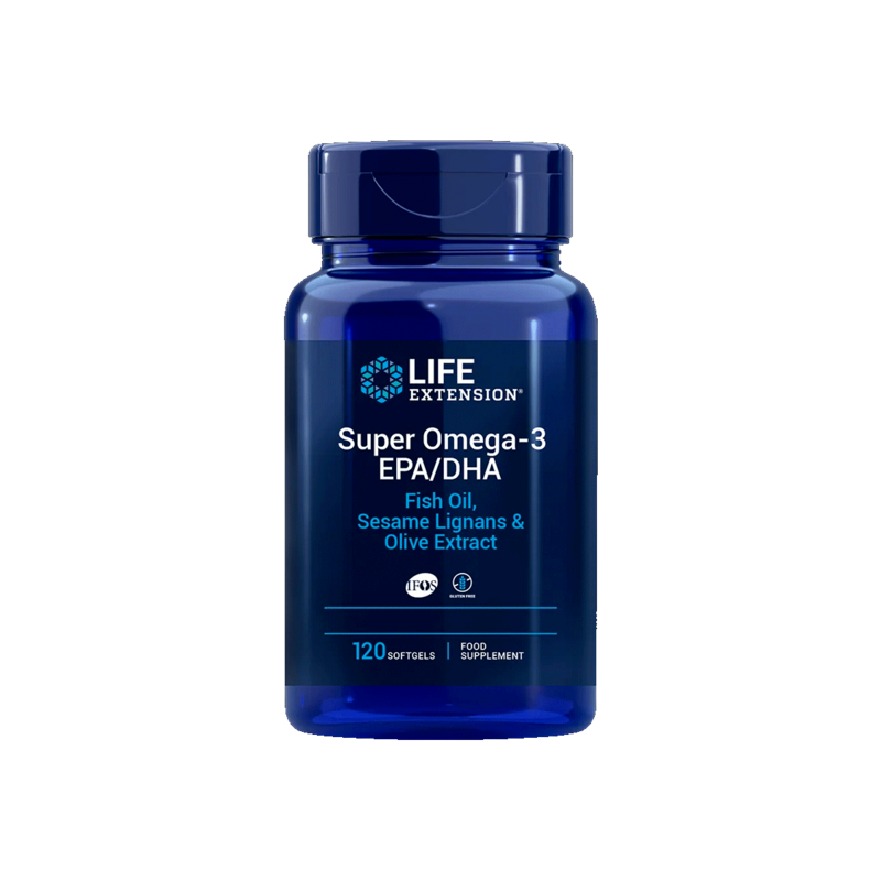 Life Extension Super Omega-3 EPA/DHA with Sesame Lignans & Olive Extract