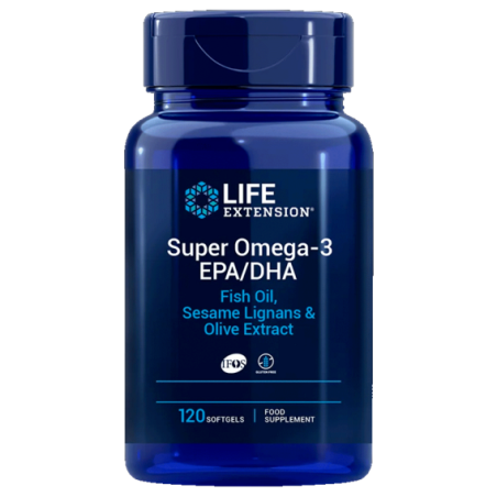 Life Extension Super Omega-3 EPA/DHA with Sesame Lignans & Olive Extract