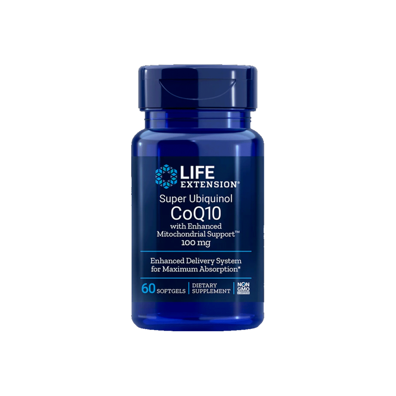 Life Extension Super Ubiquinol CoQ10 with Enhanced Mitochondrial Support 100mg