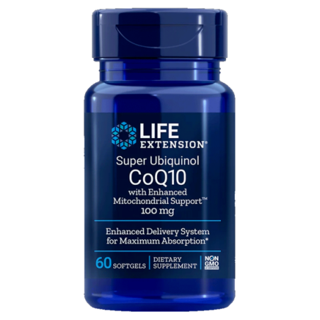 Life Extension Super Ubiquinol CoQ10 with Enhanced Mitochondrial Support 100mg