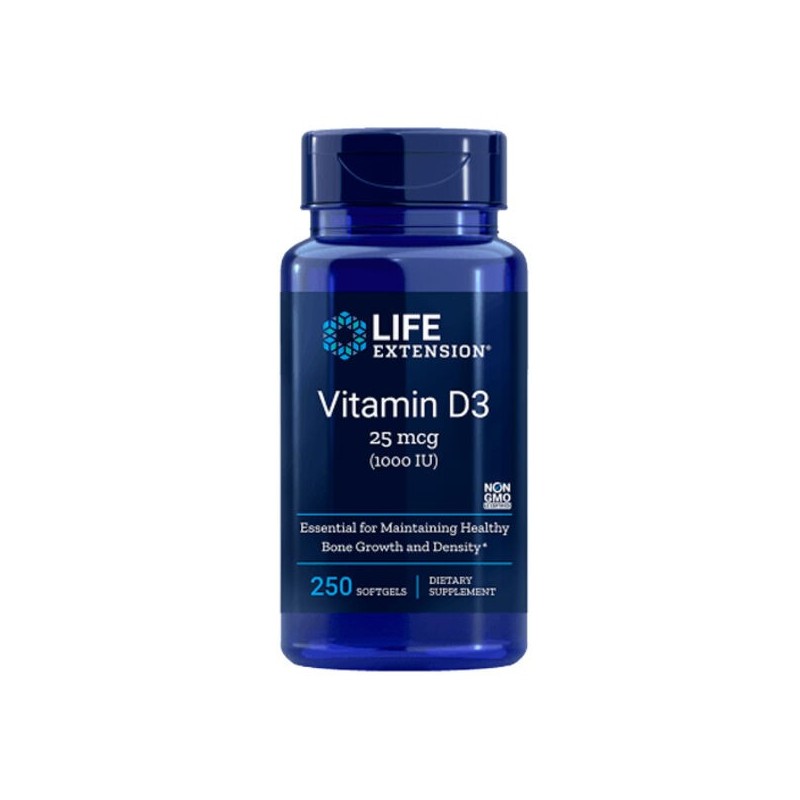 Life Extension Vitamin D3 25mcg (1000 IU)