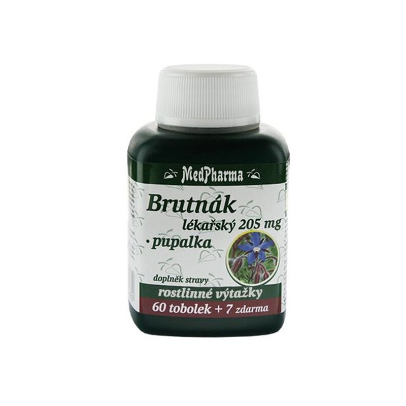 MedPharma Brutnák lékařský 205 mg + pupalka
