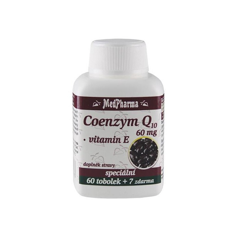MedPharma Coenzym Q10 60 mg + vitamin E