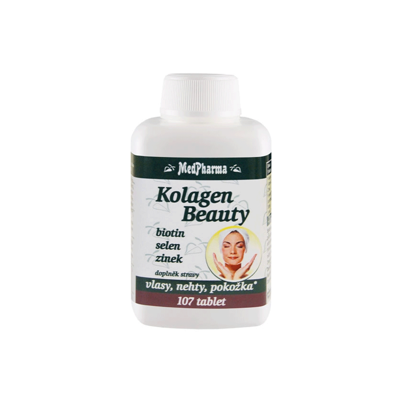 MedPharma Kolagen Beauty biotin, selen, zinek