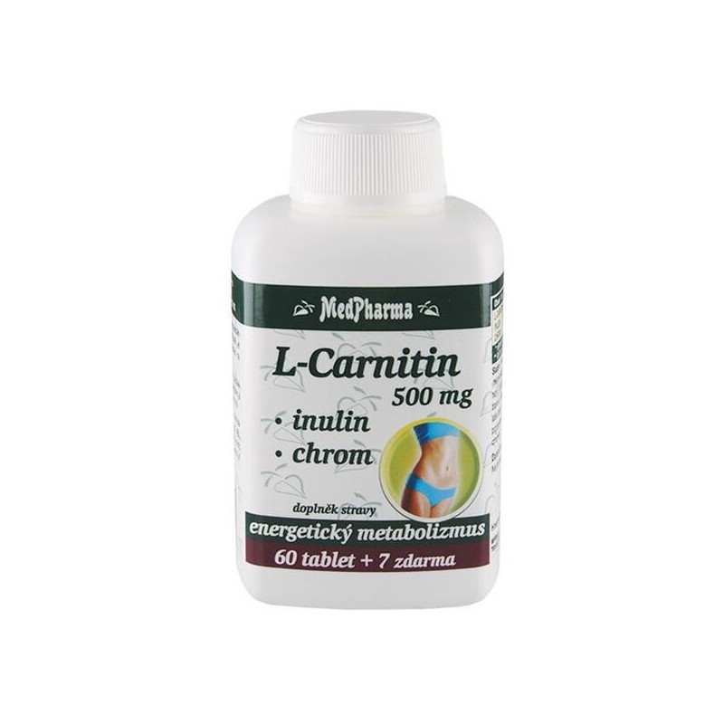 MedPharma L-Carnitin 500 mg + inulin + chrom