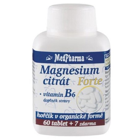 MedPharma Magnesium citrát Forte + vitamin B6