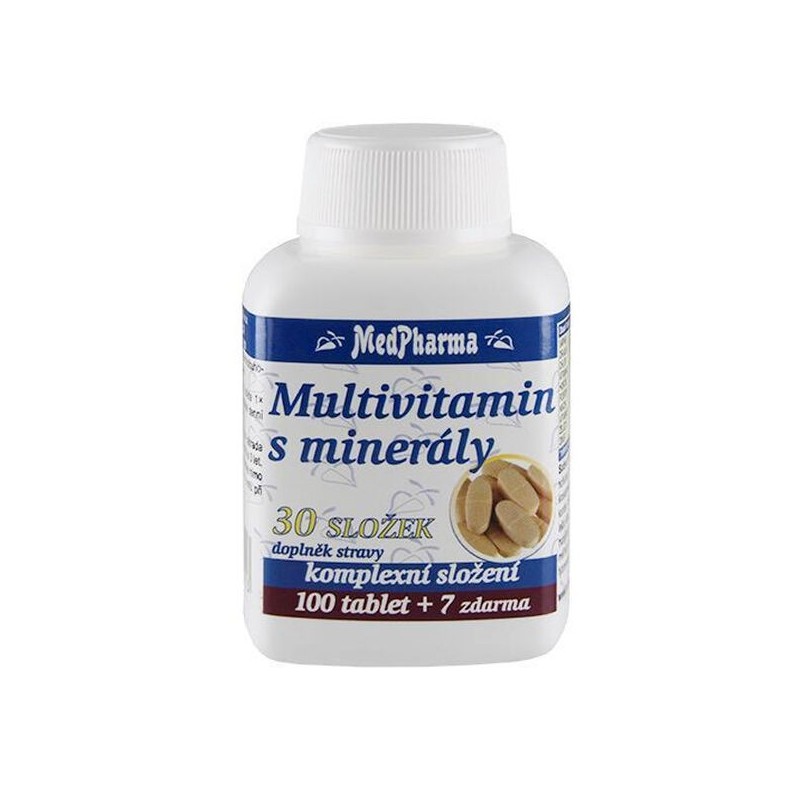 MedPharma Multivitamín s minerály 30 složek