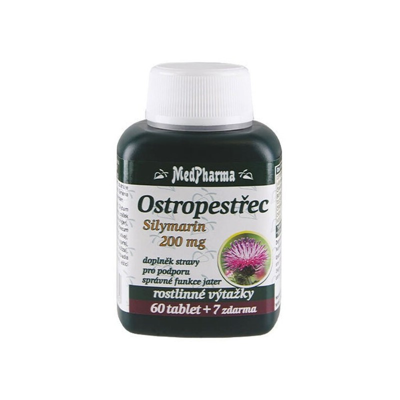 MedPharma Ostropestřec, silymarin