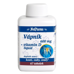 MedPharma Vápník 600 mg + vitamin D3