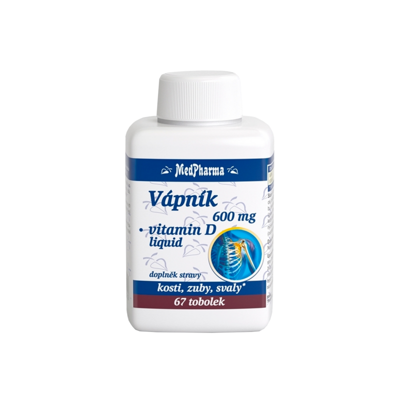 MedPharma Vápník 600 mg + vitamin D3