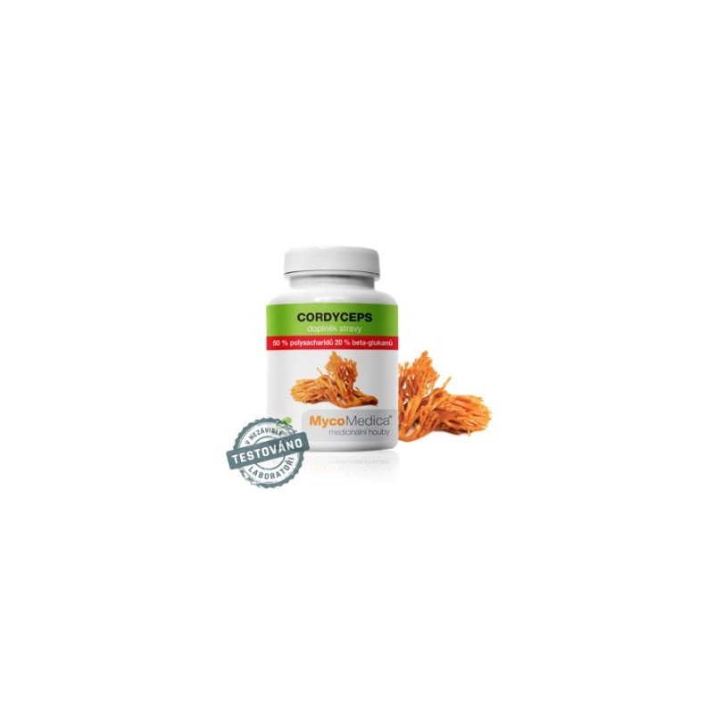 MycoMedica - Cordyceps 50 % ve vysoké koncentraci 90 kapslí