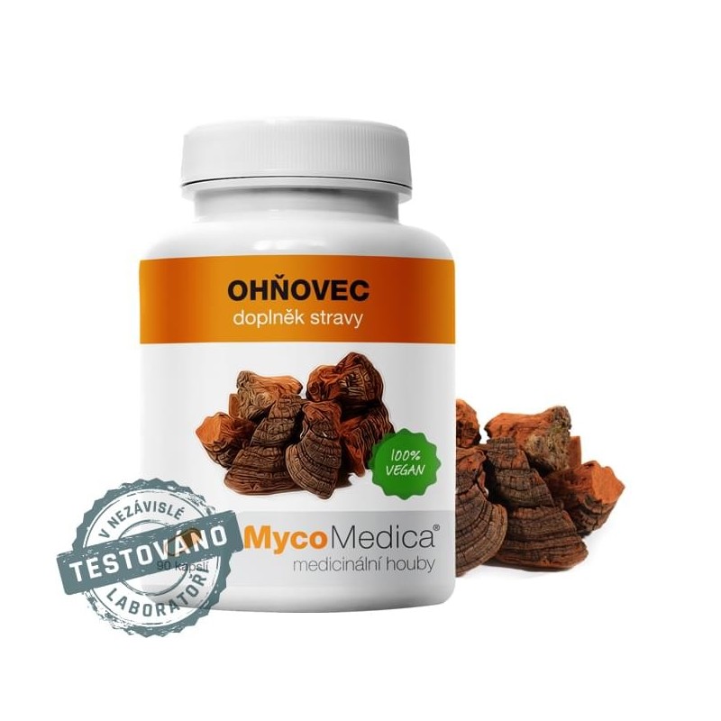 MycoMedica - Ohňovec 90 Kapslí