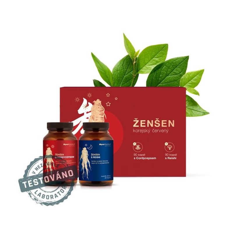 MycoMedica - Ženšen  2x 90 Kapslí