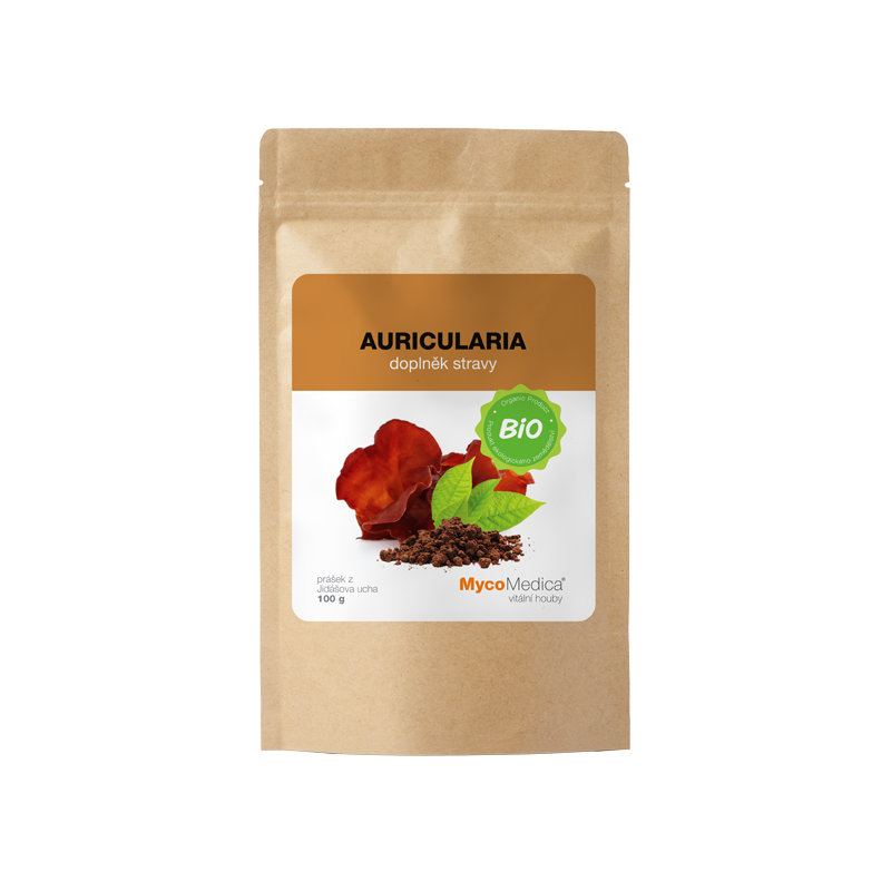 Mycomedica Auricularia prášek BIO 100g