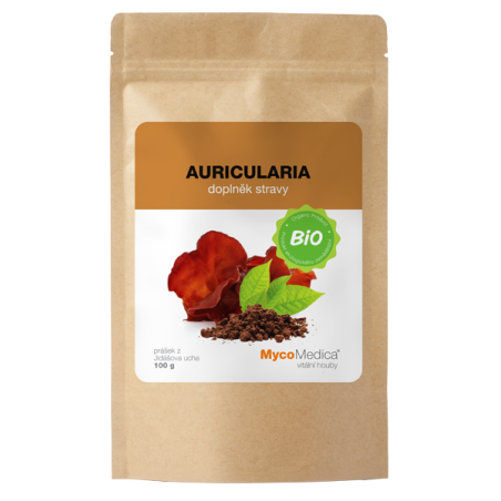 Mycomedica Auricularia prášek BIO 100g