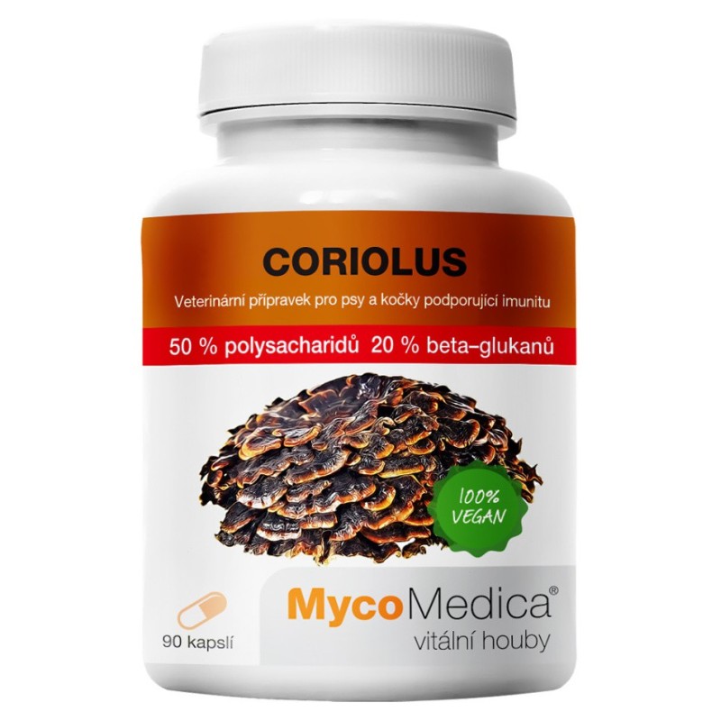 MycoMedica Coriolus 50% 90 kapslí