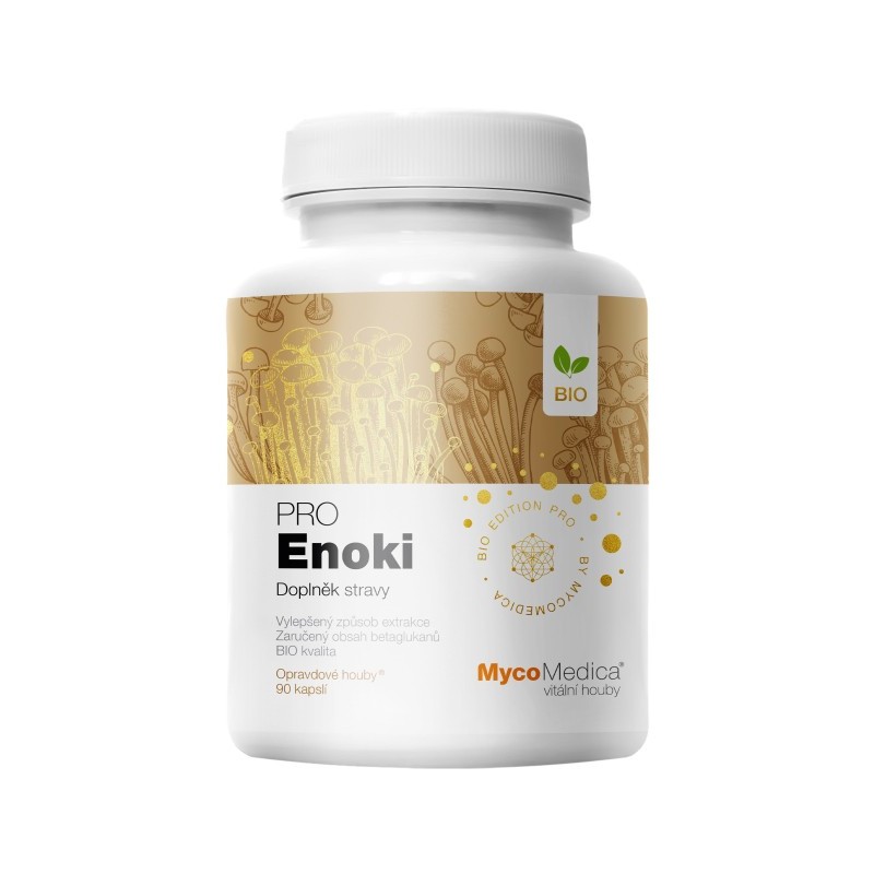 MycoMedica Enoki PRO 90 kapslí