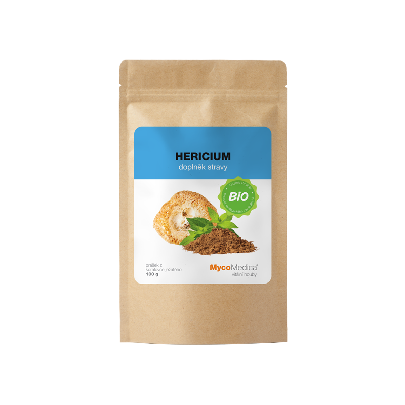 Mycomedica Hericium prášek BIO 100g