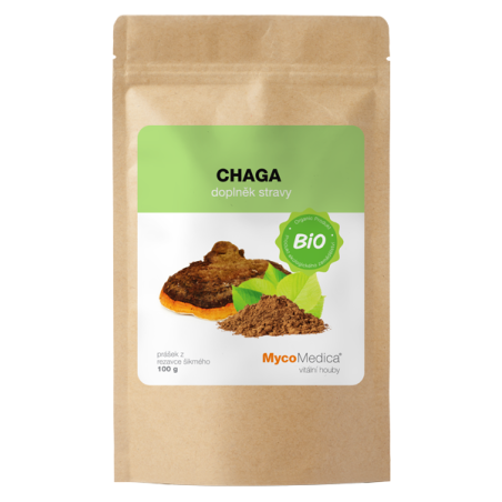 Mycomedica Chaga prášek BIO 100g